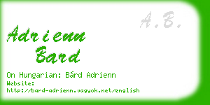 adrienn bard business card